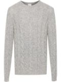 Eleventy cable-knit sweater - Neutrals