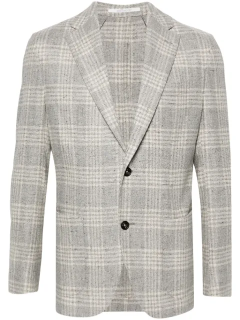 Eleventy check-pattern blazer