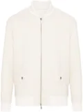 Eleventy checkered bomber jacket - Neutrals