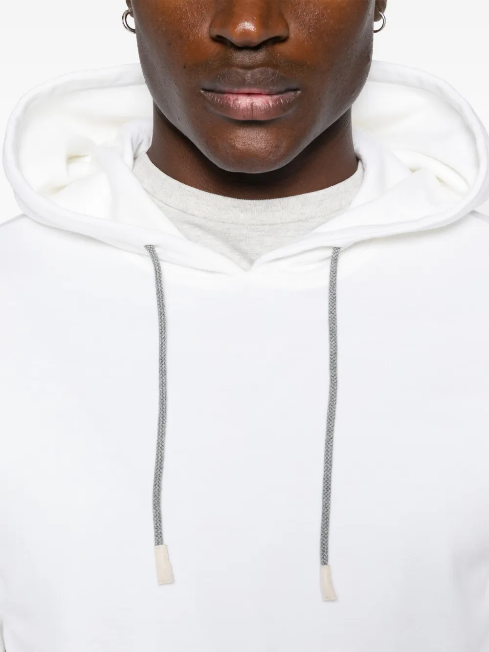Eleventy Jersey hoodie Beige