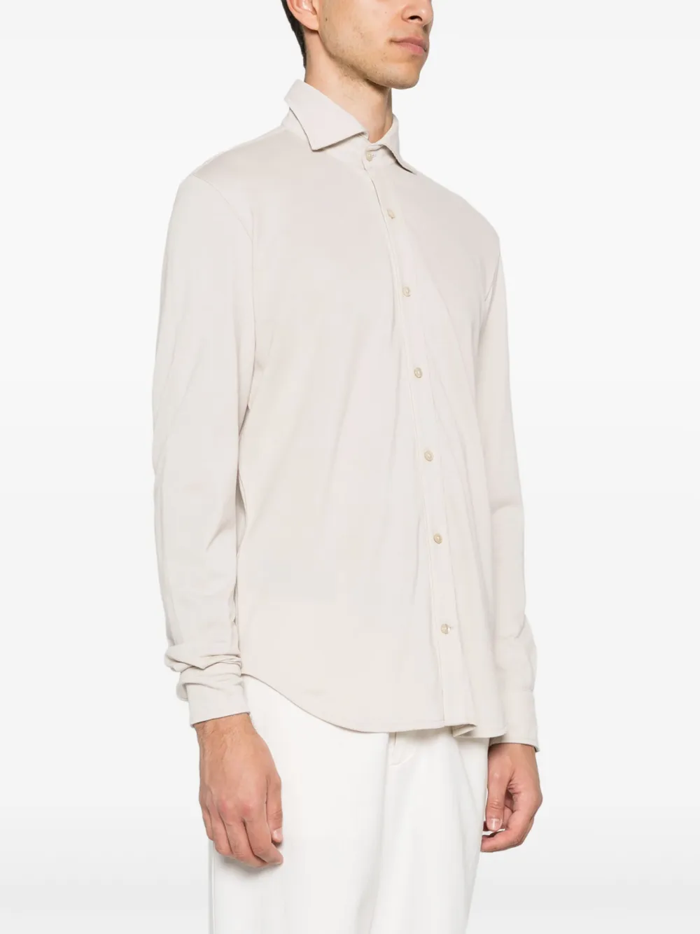 Eleventy Dandy overhemd Beige