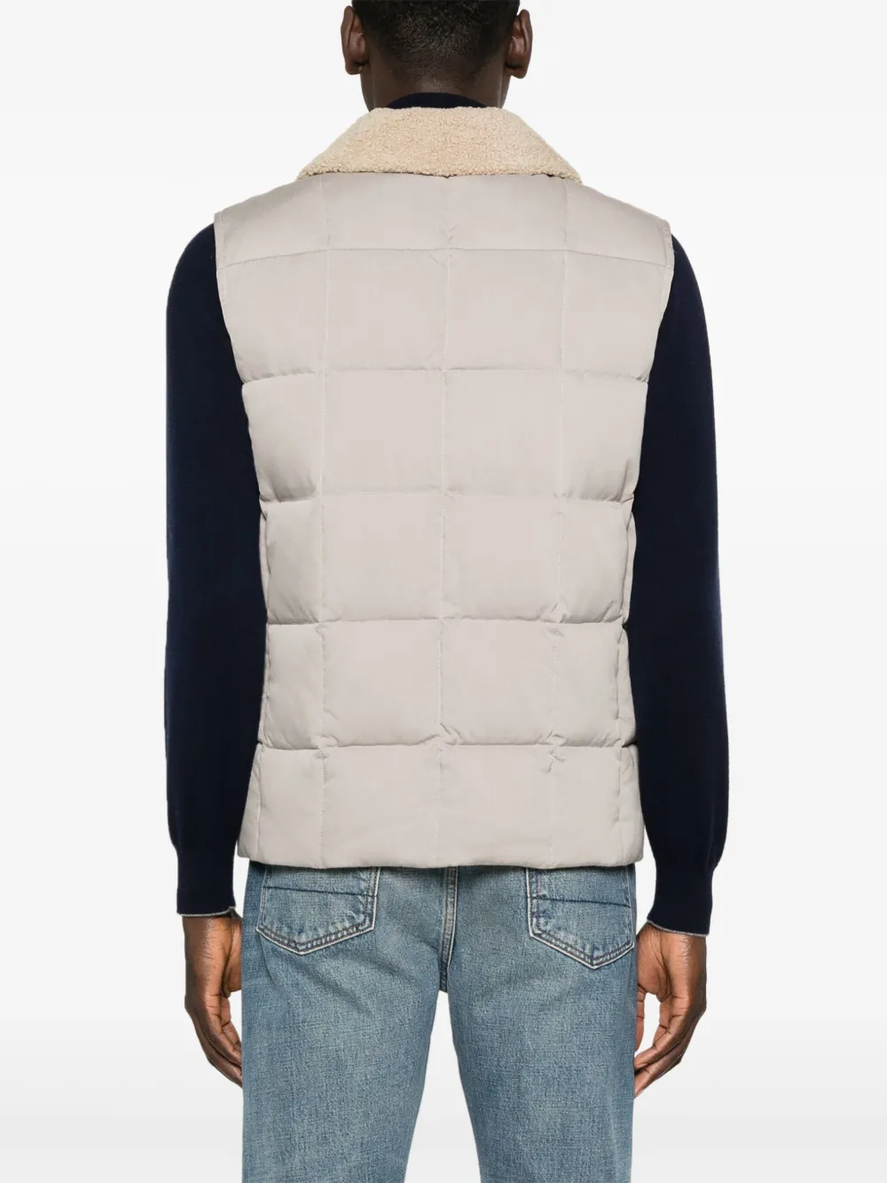Eleventy Gewatteerde bodywarmer Grijs