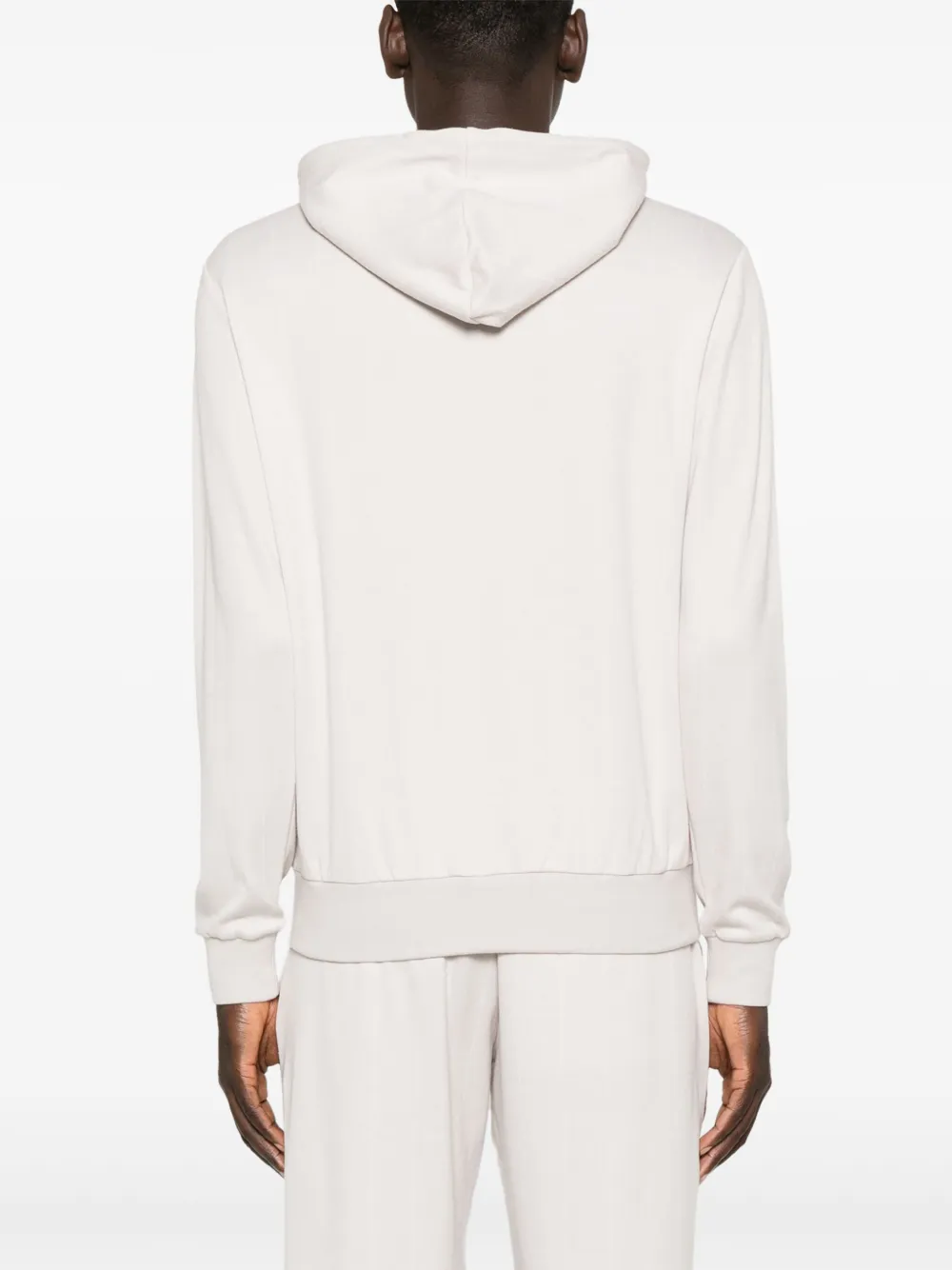 Eleventy Gestreepte hoodie Beige