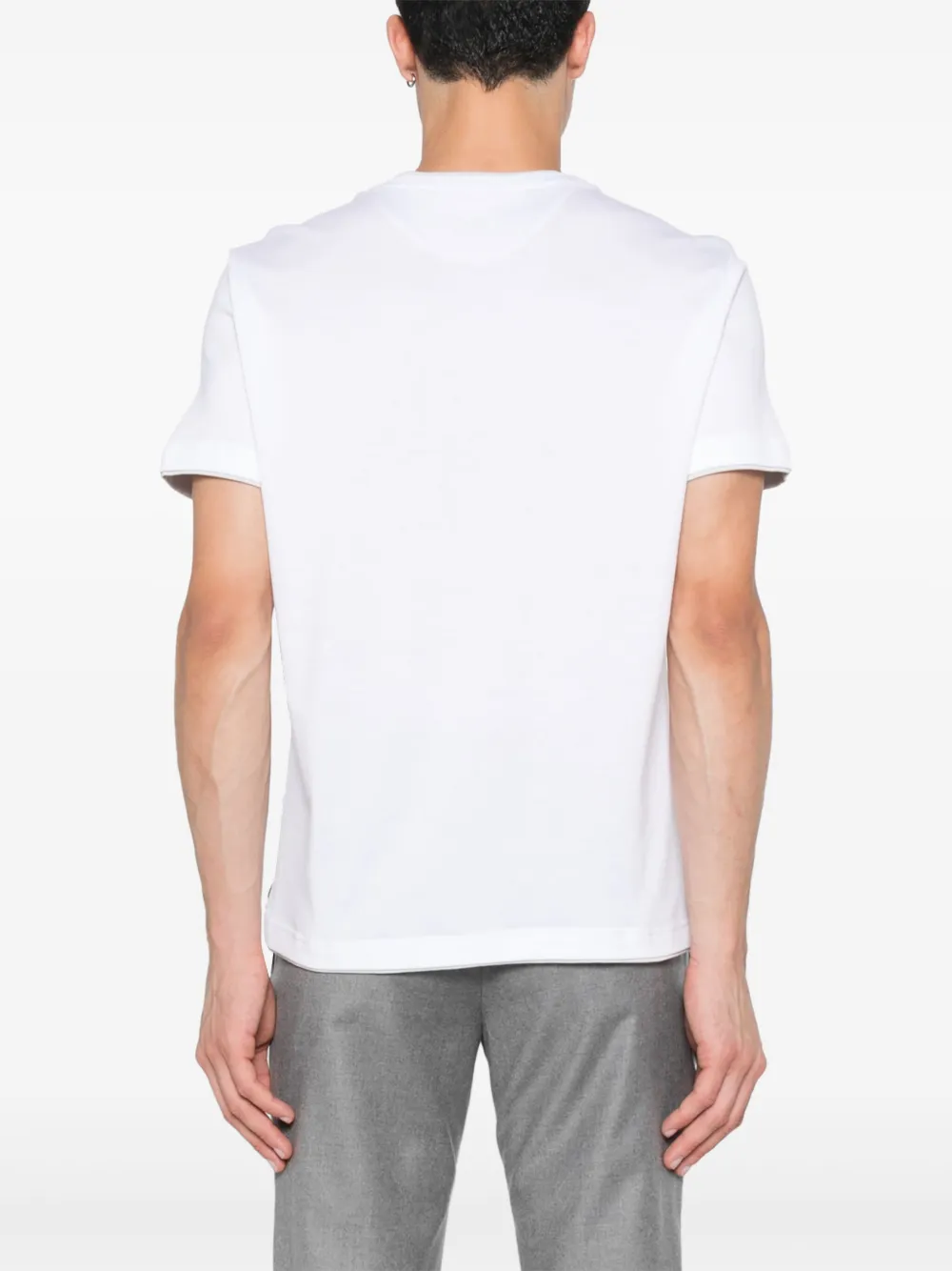 Eleventy T-shirt met ronde hals Wit