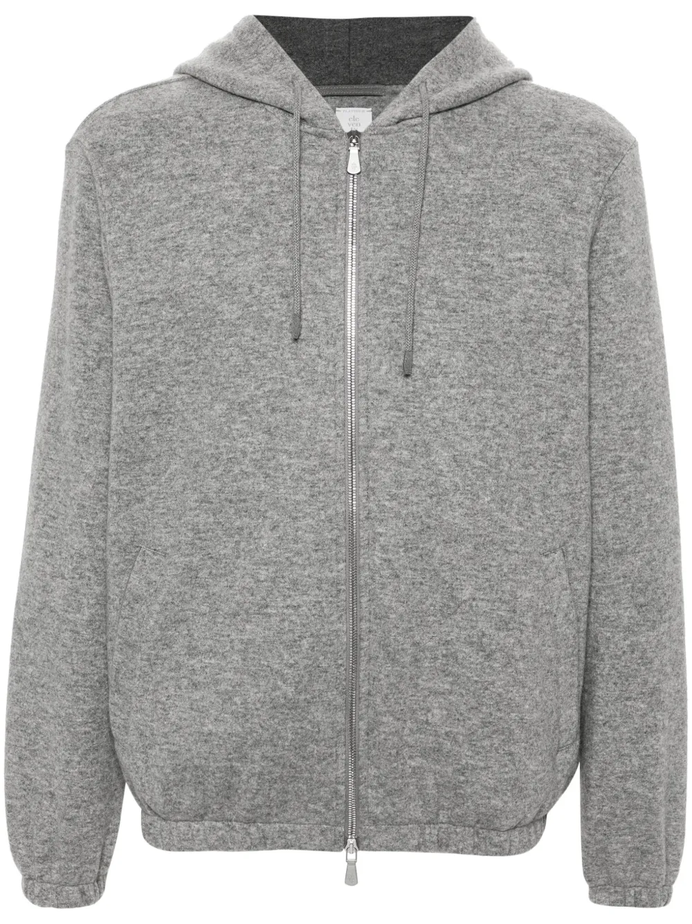 Eleventy Hoodie met gemêleerd-effect Grijs