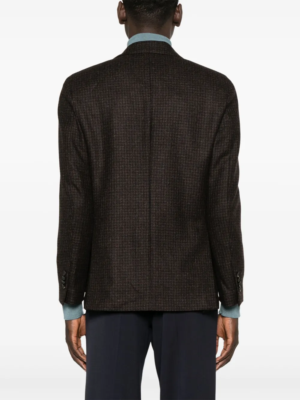Lardini Blazer met broche Bruin