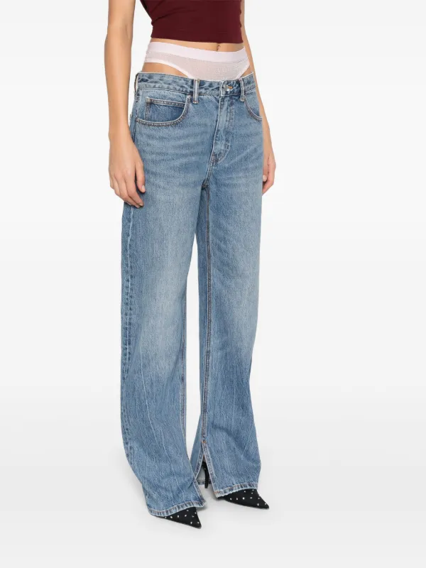 Alexander Wang ☆ブルー Pre-Styled デニム ジーンズ 24378729_55630839_600.jpg