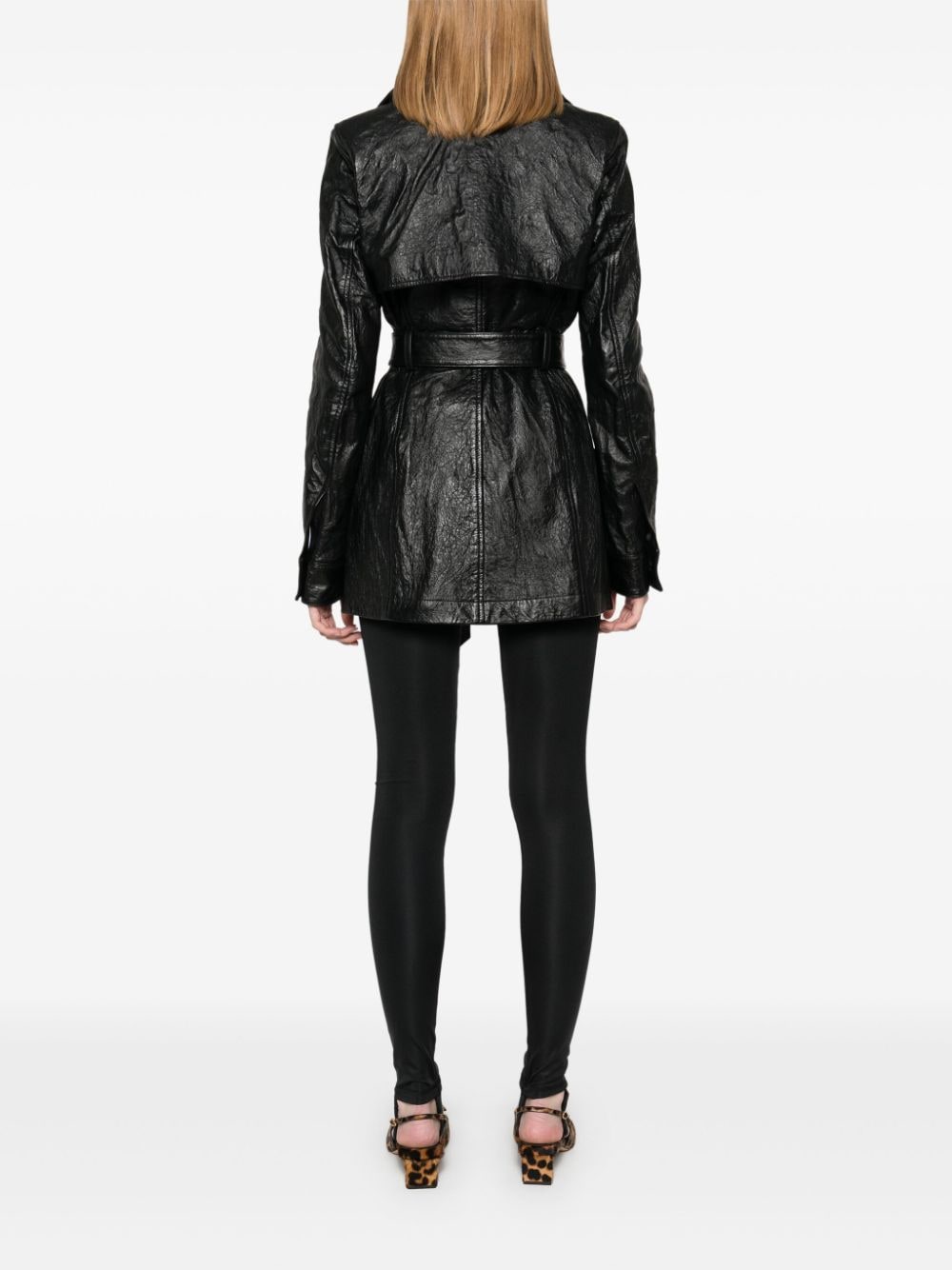 Shop Alexander Wang Memory Trench Coat In Black