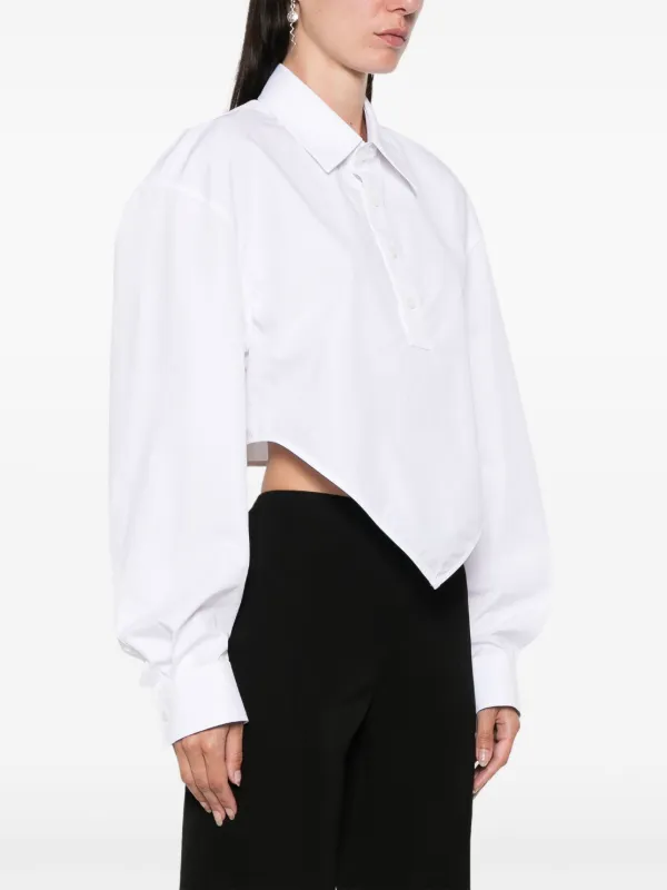 Alexander Wang Cropped Shirt | White | FARFETCH