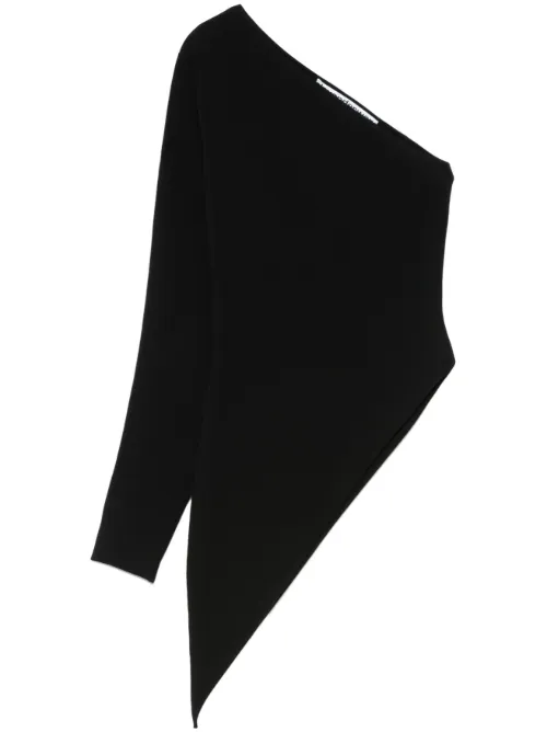Haut asymétrique à manches longues - Alexander Wang - Modalova