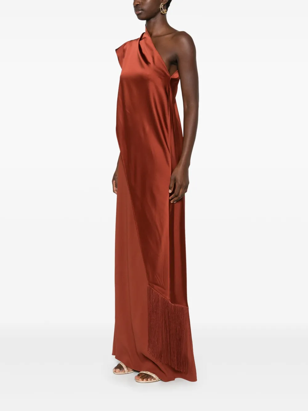 Taller Marmo Berenson Gown In Brown