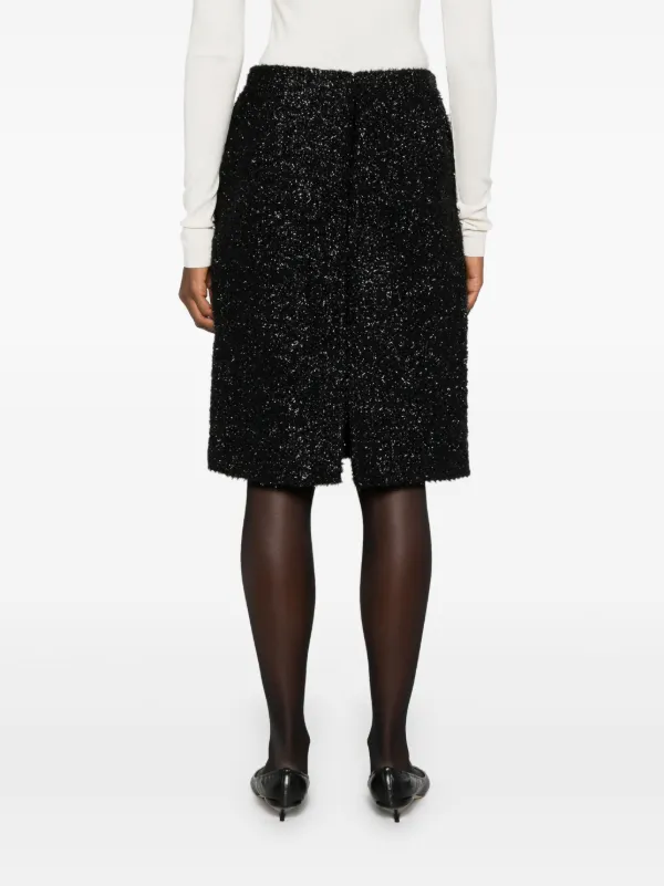 【関税込み】The Row ブラック Corrina ミディアムスカート The Row Corinna スカート | ブラック | FARFETCH JP
