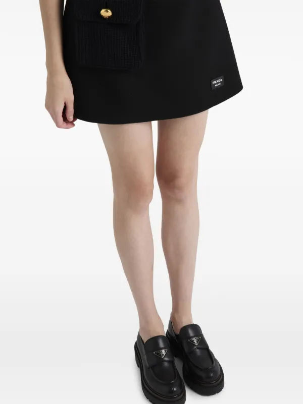 Prada Leather Loafers | Black | FARFETCH
