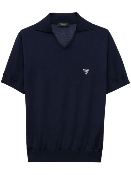 Prada polo Cachemere - Bleu - Prada - Modalova