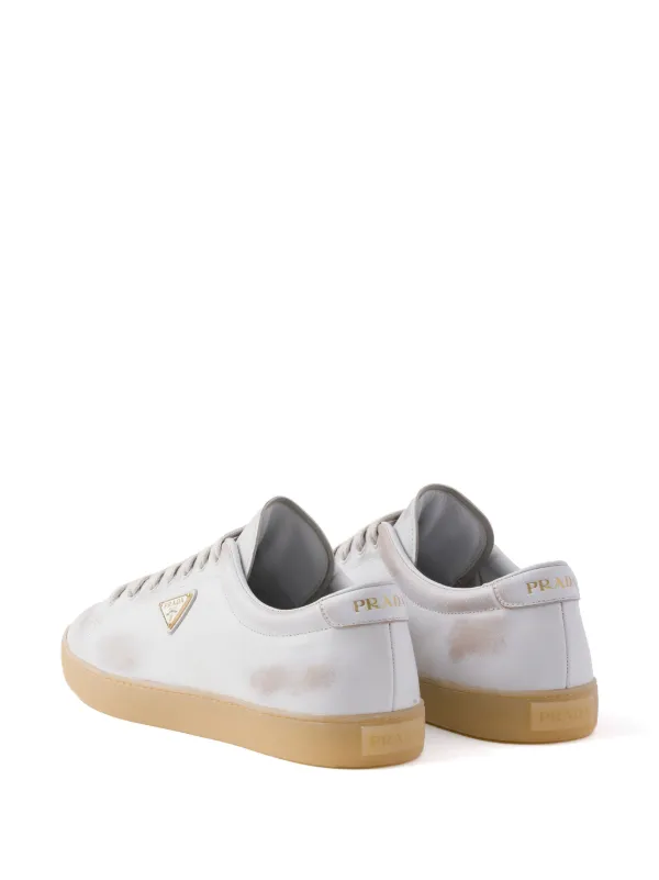 Prada Leather Sneakers | White | FARFETCH
