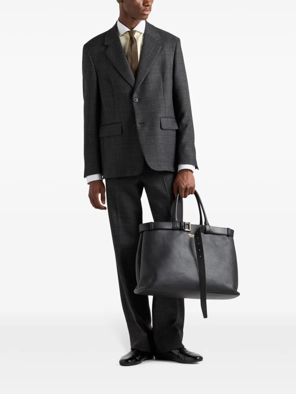 Prada Blazer met enkele rij knopen - Grijs