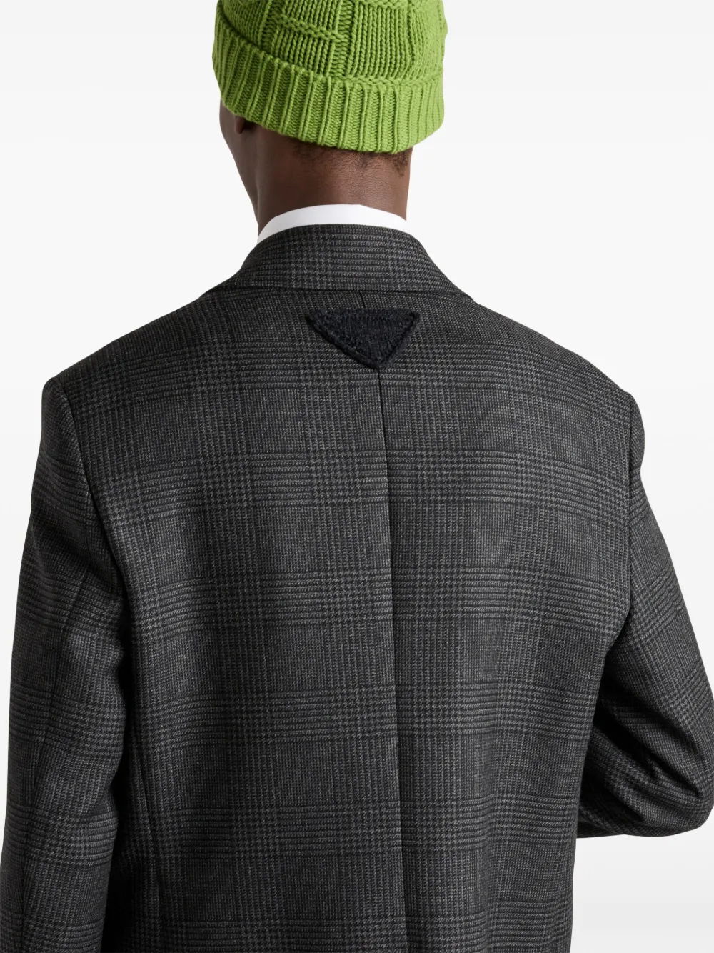 Prada Blazer met enkele rij knopen Grijs