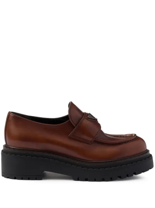 Mocassins en cuir 55 mm - Prada - Modalova