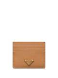 Prada Saffiano Card Holder - Neutrals