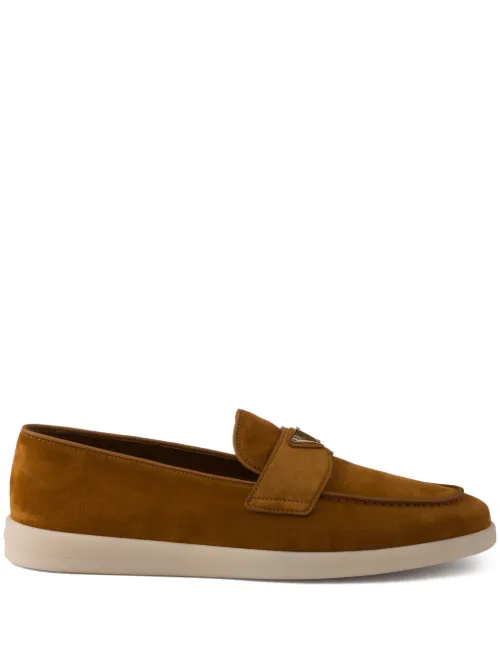 Prada mocassins en daim - Marron - Prada - Modalova