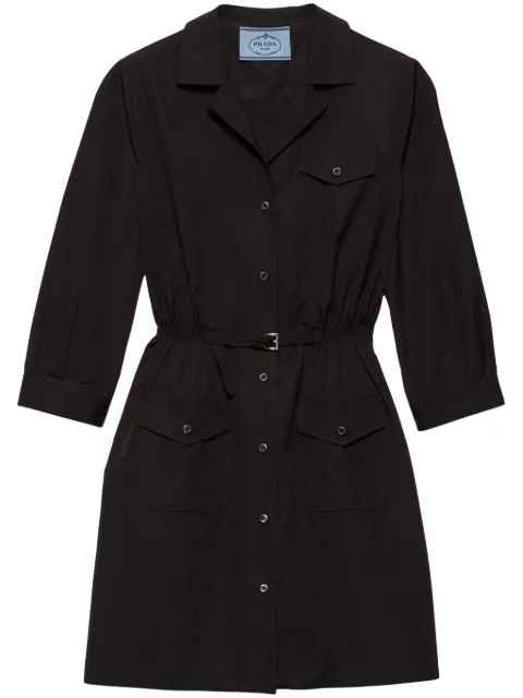 Prada poplin mini dress