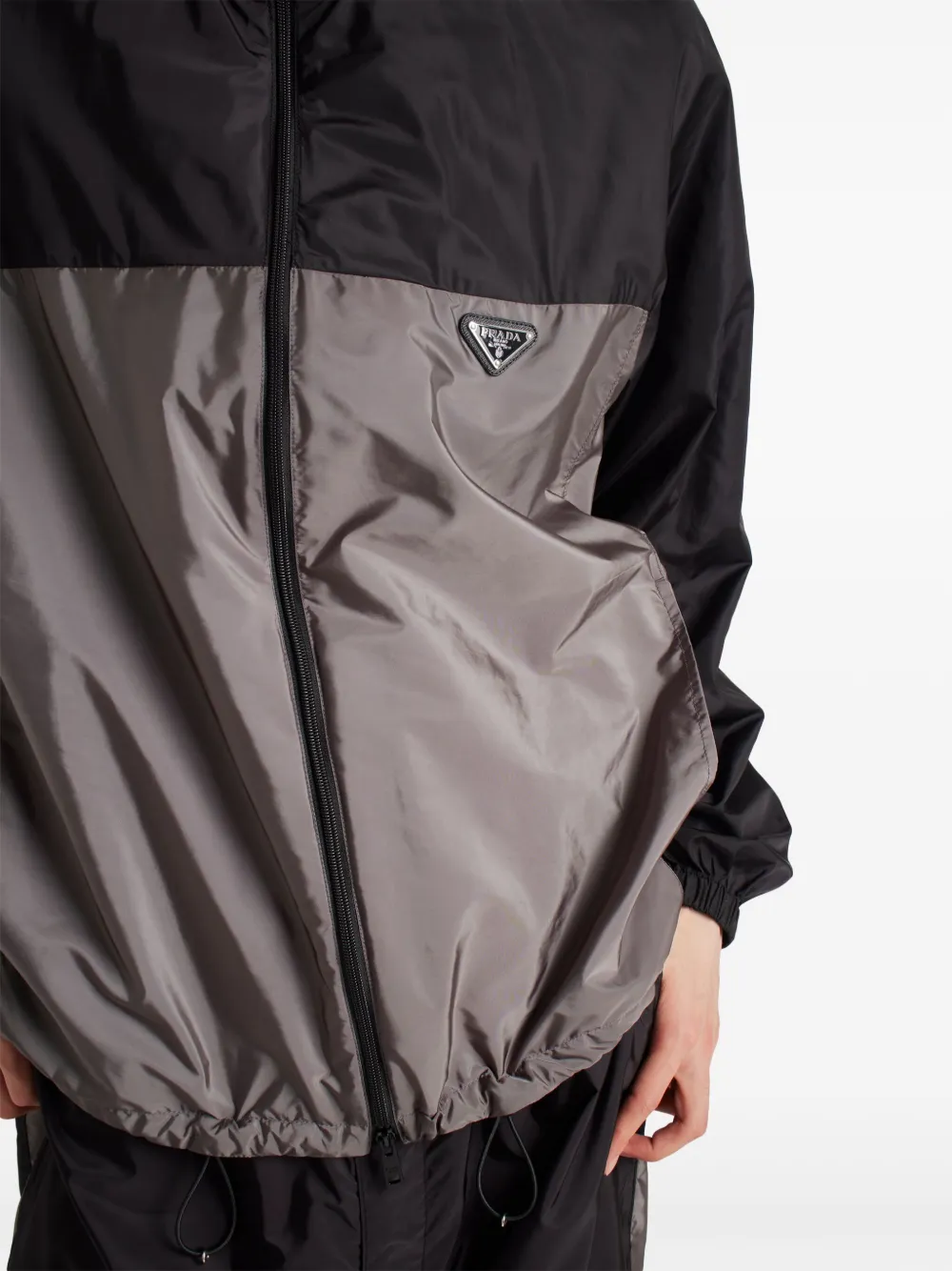 Prada Re-Nylon donsjack Zwart