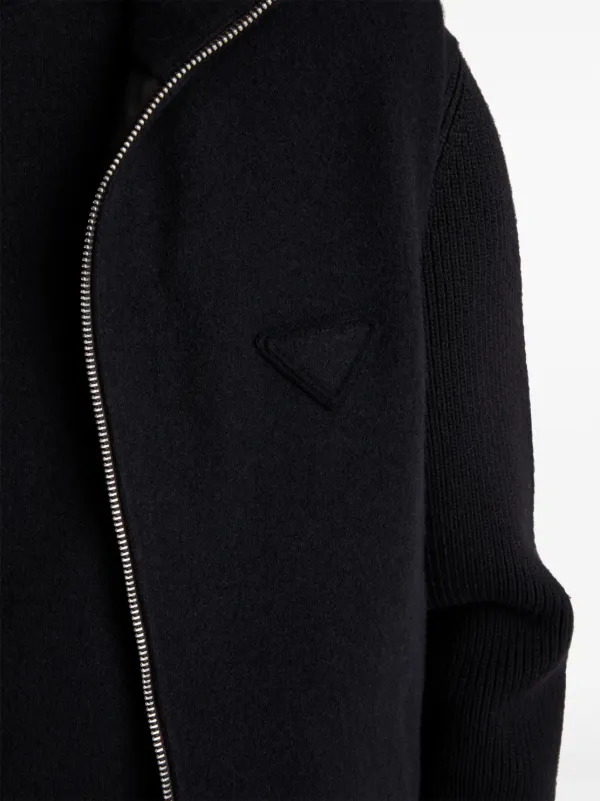 Prada Cashmere Vest | Black | FARFETCH ID