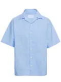 Prada short-sleeved cotton shirt - Blue