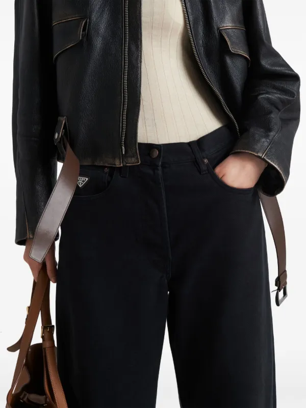 【プラダ・PRADA】Wide, selvedge denim jeans Prada Wide, Selvedge Denim Jeans | Saks Fifth Avenue