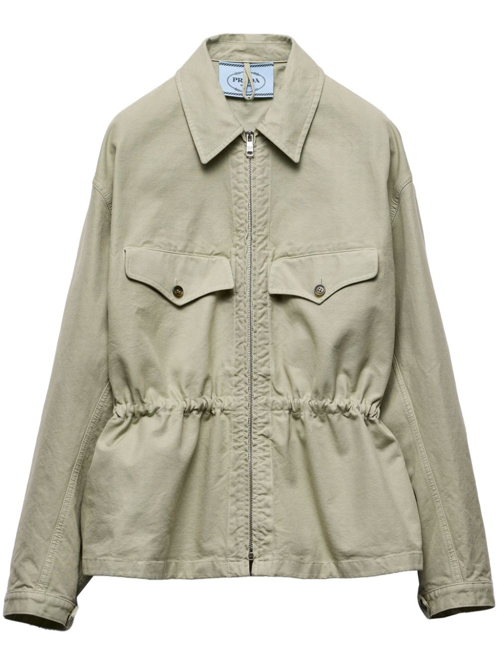 Prada cotton blouson jacket - Green