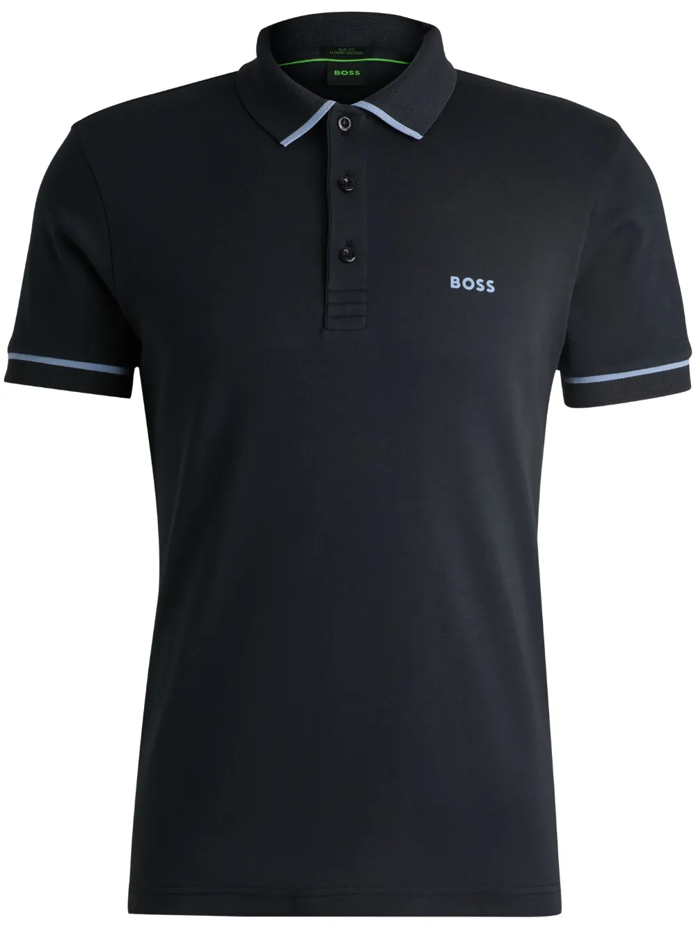 BOSS Camisa polo com logo | Azul | Image 1