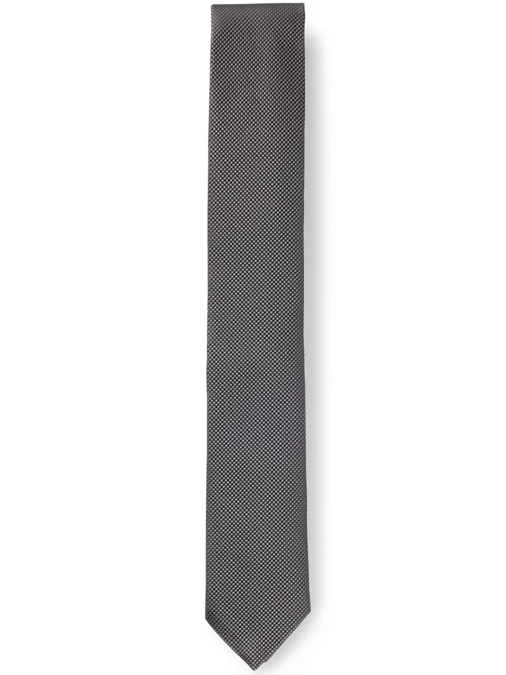 BOSS Gravata com padronagem jacquard | Cinza | Image 1