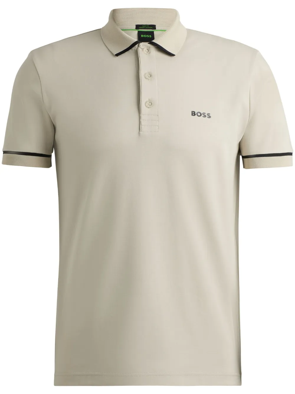 BOSS Camisa polo com logo | Neutro | Image 1