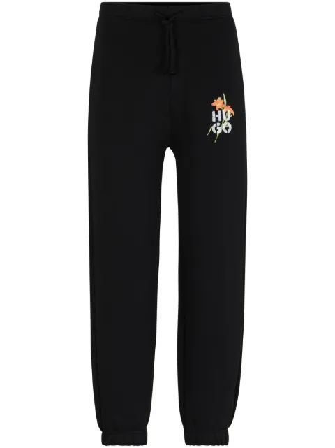 HUGO Calça esportiva com motivo floral