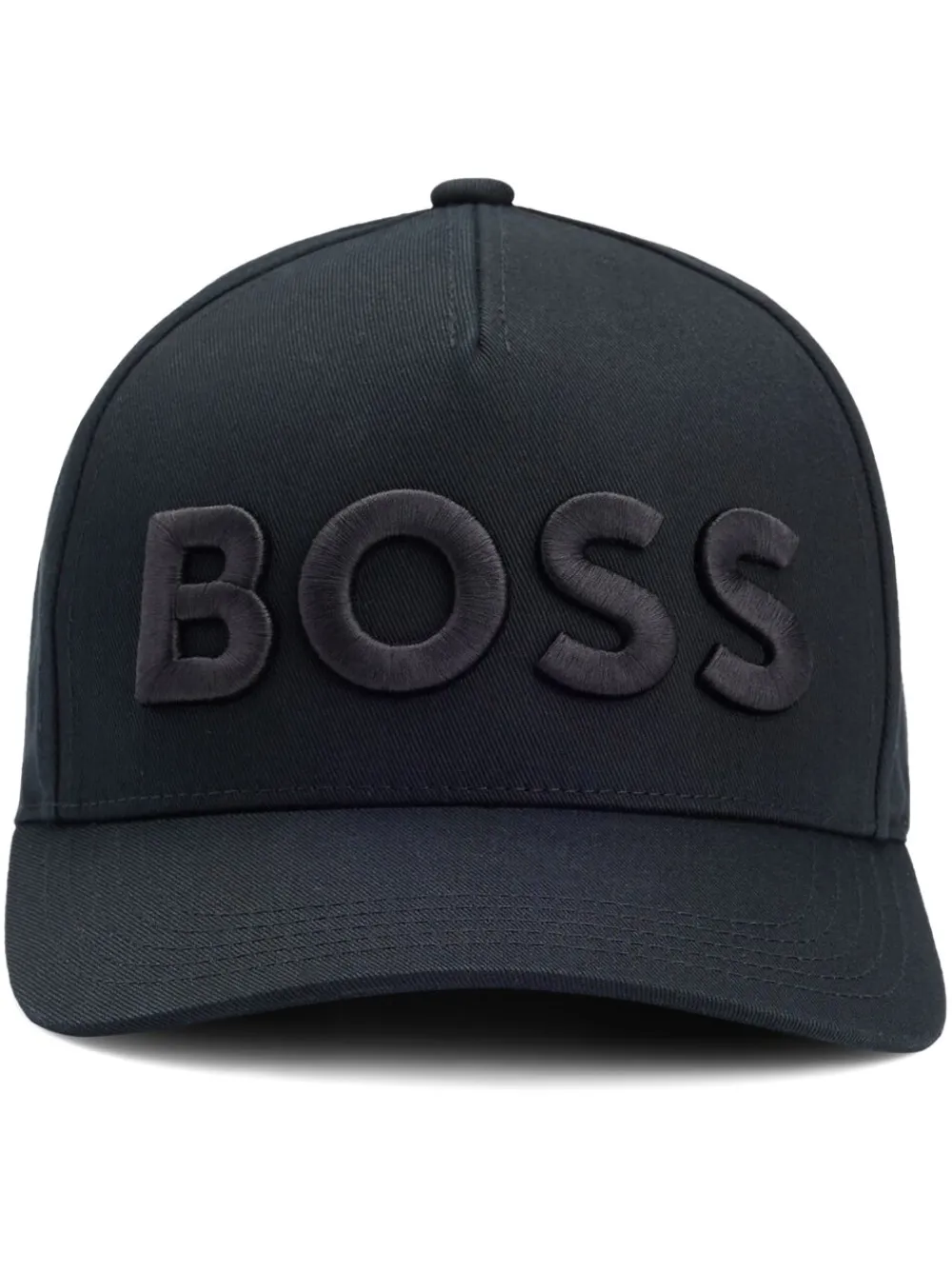 BOSS Pet met geborduurd logo Zwart