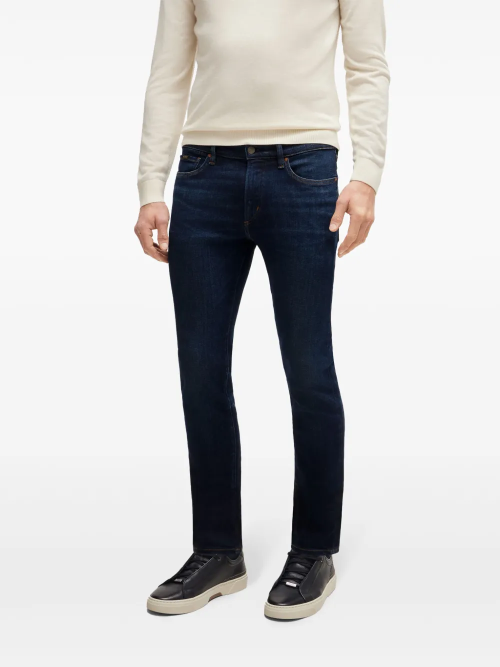 Hugo Boss Straight-leg Jeans In Blue