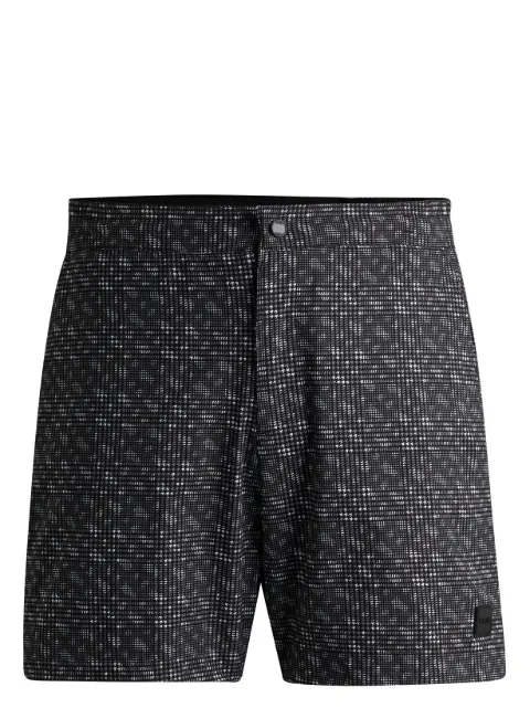 BOSS Bermuda de praia Patterned