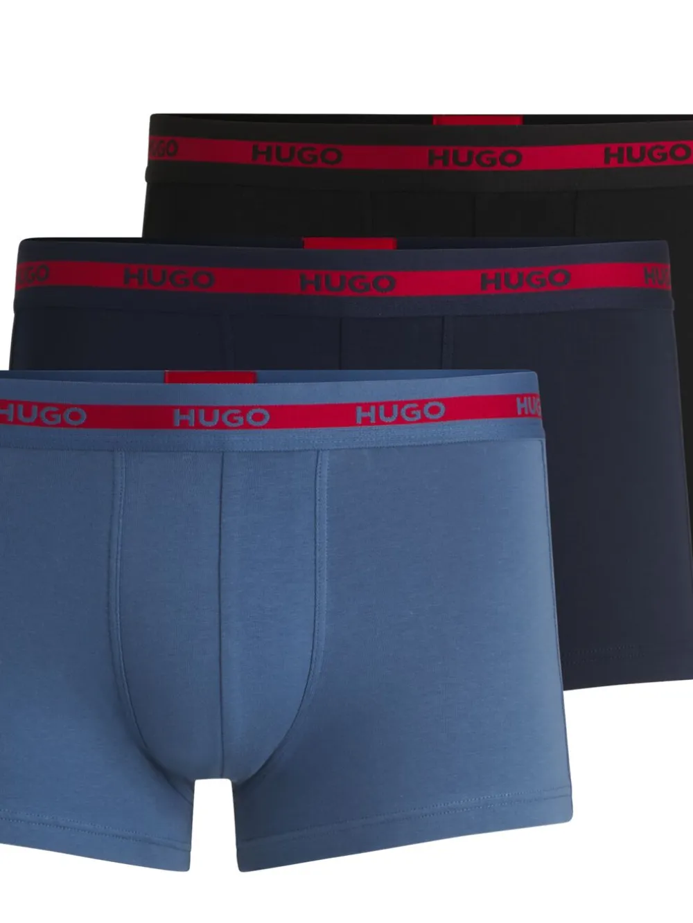 HUGO Kit 3 cuecas boxer com logo no cós | Image 2