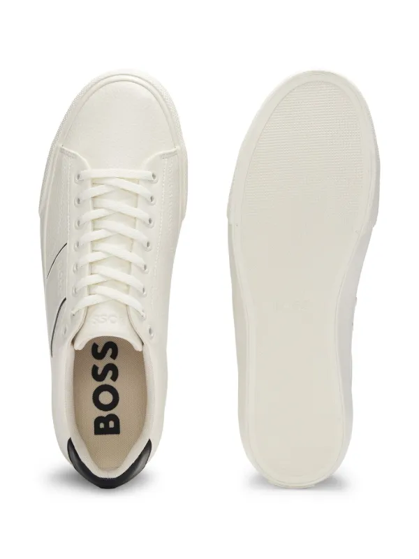 【関税込み】BOSS ホワイト Aiden スニーカー BOSS Aiden Sneakers | White | FARFETCH