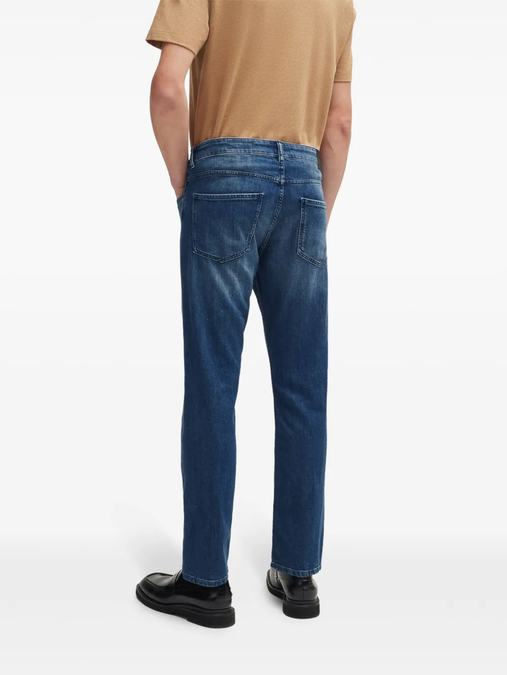 BOSS Skinny jeans Blauw