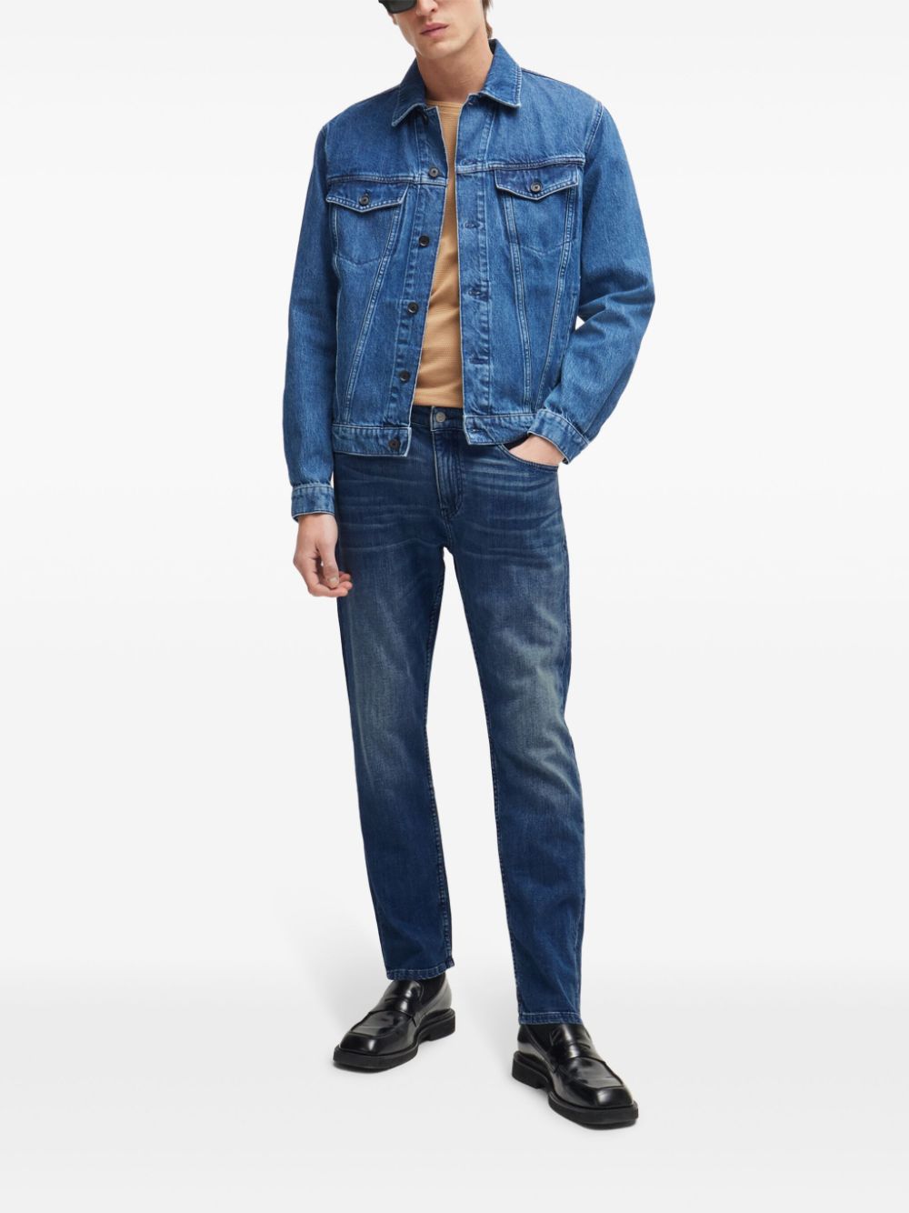 BOSS Skinny jeans - Blauw