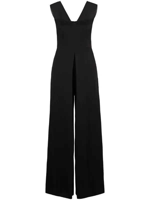 BOSS Silk Jumpsuit Black FARFETCH GR