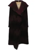 Uma Wang hooded single-breasted coat - Black