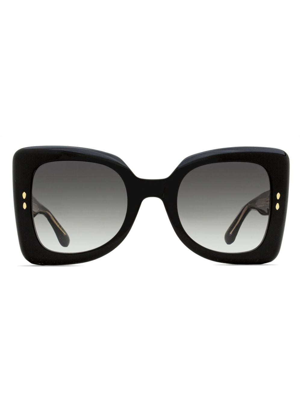 Shop Isabel Marant Eyewear Printed Butterfly-frame Sunglasses In Black