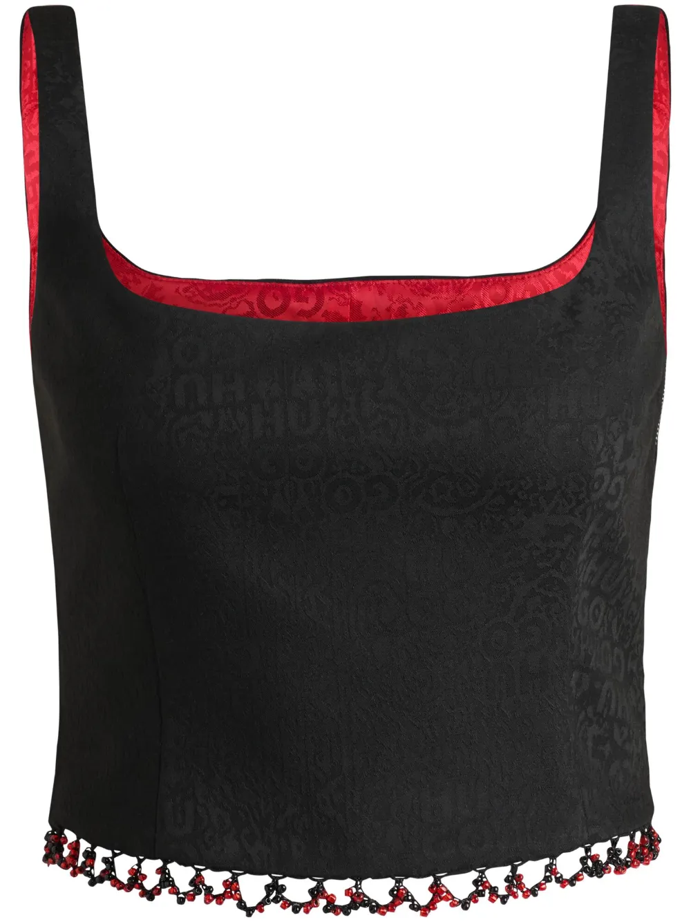 HUGO Blusa x Les Benjamins com contas | Preto | Image 1