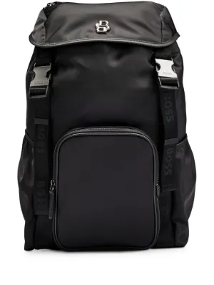 PORTER ブラック バックパック 中型 Porter-Yoshida & Co. ロゴ バックパック | ブラック | FARFETCH JP