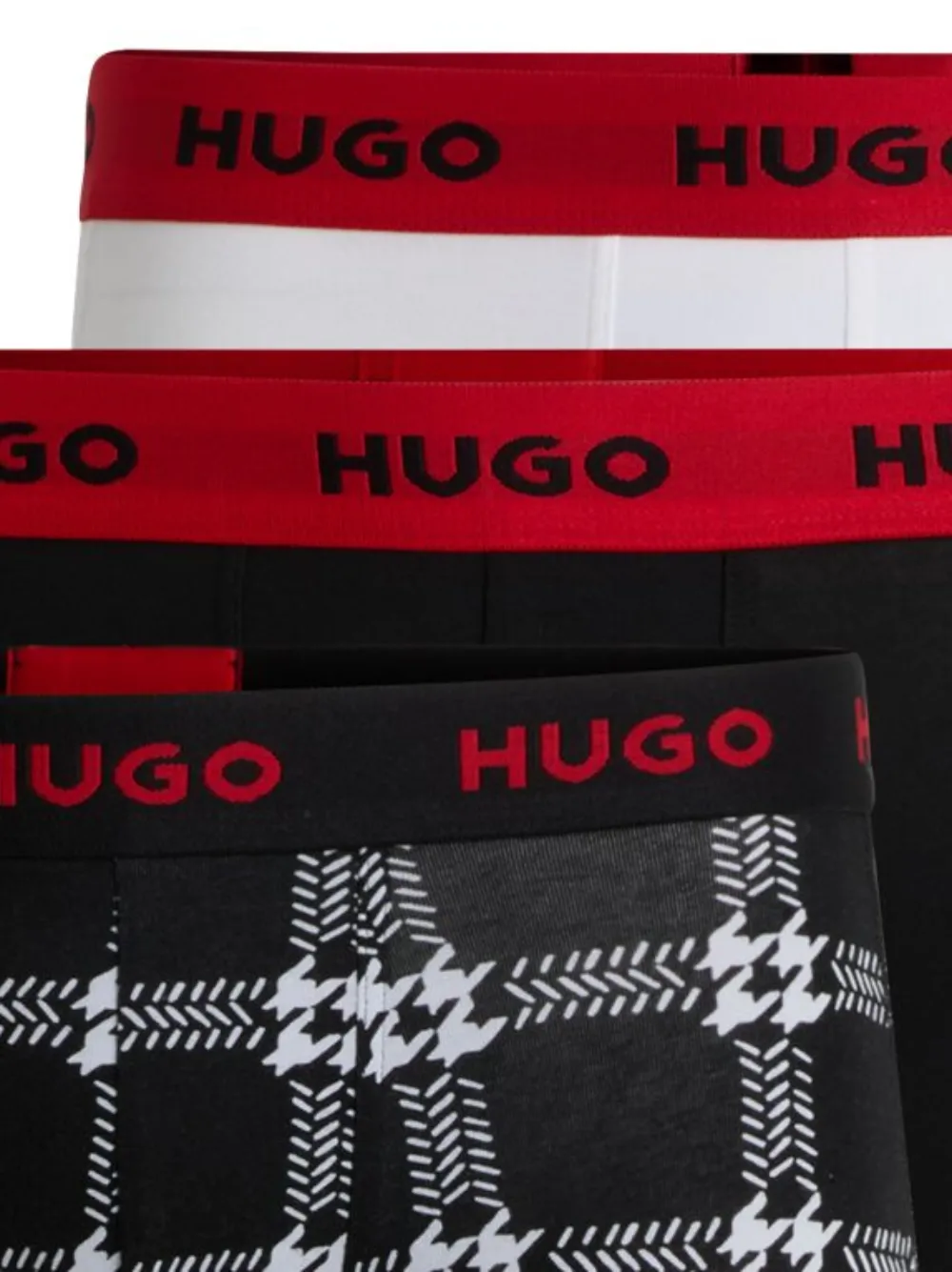 HUGO Kit 3 cuecas boxer com logo no cós | Image 2