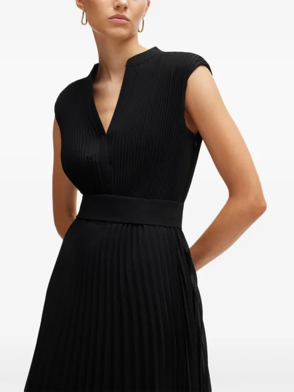 Black dress with v neck store