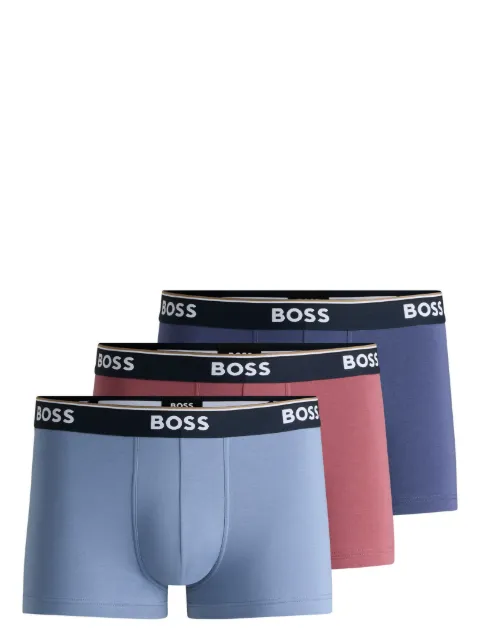 BOSS Cueca boxer com logo no cós