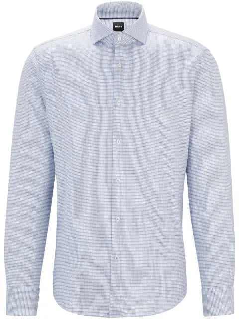 BOSS graphic-print cotton shirt